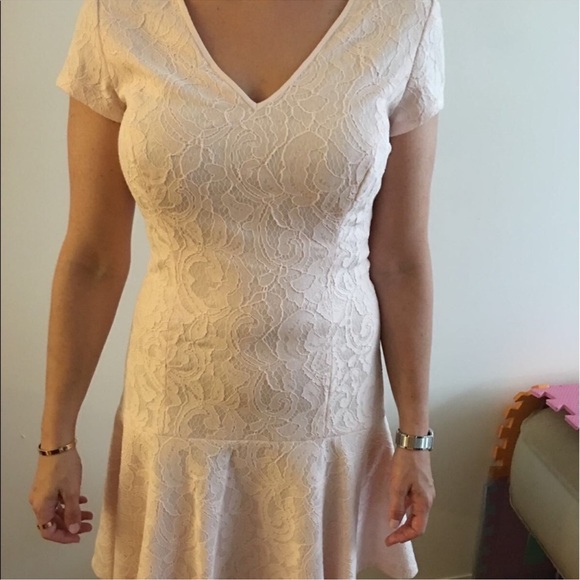 Club Monaco The Darcia Lace Dress Blush Pink - Picture 2 of 3